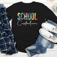 School Custodian Tie Dye Back To School For Women For Work Youth Long Sleeve Tee School Custodian Tie Dye Back To School For Women For Work Youth Long Sleeve Tee