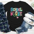 School Nurse Colorful Costume Back To School Nursing Job Youth Long Sleeve Tee School Nurse Colorful Costume Back To School Nursing Job Youth Long Sleeve Tee
