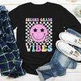 Second Grade Vibes Groovy Back To School 2nd Grade Girls Kid Youth Long Sleeve Tee Second Grade Vibes Groovy Back To School 2nd Grade Girls Kid Youth Long Sleeve Tee