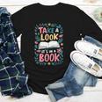 Student Take a Look It's In a Book Back To School Graphic Youth Long Sleeve Tee