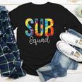 Sub Squad For Work Tie Dye Back To School Appreciation Day Youth Long Sleeve Tee Sub Squad For Work Tie Dye Back To School Appreciation Day Youth Long Sleeve Tee