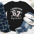 I Survived 67 Days Of School Baseball Six Seven Teacher Youth Long Sleeve Tee I Survived 67 Days Of School Baseball Six Seven Teacher Youth Long Sleeve Tee