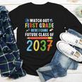 Watch Out First Grade Here I Come Shirts Back To School Youth Long Sleeve Tee