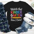 Watch Out Kindergarten Here I Come Back To School Kids Youth Long Sleeve Tee