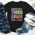 Watch Out Third Grade Here I Come Back To School 3rd Grade Youth Long Sleeve Tee Watch Out Third Grade Here I Come Back To School 3rd Grade Youth Long Sleeve Tee