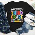 Watch Out Third Grade Here I Come Back To School Girls Kids Youth Long Sleeve Tee Watch Out Third Grade Here I Come Back To School Girls Kids Youth Long Sleeve Tee