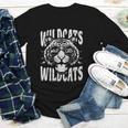 Wildcats School Sports Fan Team Spirit Back To School Youth Long Sleeve Tee