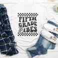 1st Day Of 5th Grade Vibes Retro Girls Back To School Boys Youth Long Sleeve Tee