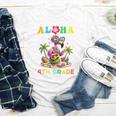 Aloha Fourth Grade Flamingo Hawaii Back To School Kids Girl Premium Tri-Blend Youth Long Sleeve Tee Aloha Fourth Grade Flamingo Hawaii Back To School Kids Girl Premium Tri-Blend Youth Long Sleeve Tee