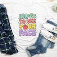 Back To School First Day Of School Happy To See Your Face Youth Long Sleeve Tee Back To School First Day Of School Happy To See Your Face Youth Long Sleeve Tee
