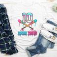 Baseball 10 Year Old Ice Cream Drip 10th Bday Double Digits Youth Long Sleeve Tee Baseball 10 Year Old Ice Cream Drip 10th Bday Double Digits Youth Long Sleeve Tee