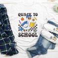 Boys Kid Back To School Goose Quackers Quack To School Youth Long Sleeve Tee