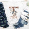 Buckin' Into Pre-K Back To School Cowboy Western Youth Long Sleeve Tee Buckin' Into Pre-K Back To School Cowboy Western Youth Long Sleeve Tee