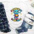 Cat Rocking In My School Shoes Fun Back To School Kids Boys Premium Tri-Blend Youth Long Sleeve Tee