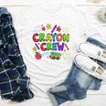 Crayon Crew Cute Back To School Youth Long Sleeve Tee
