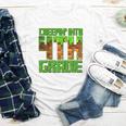Creepin’ Into 4th Grade Kids Boy Gamer Pixel Back To School Performance Youth Long Sleeve Tee