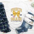 Fourth Grade Back To School First Day Pencil Bow 2025 Girls Youth Long Sleeve Tee
