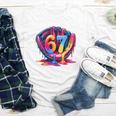 Gen Alpha Slang Ice Cream Drip Six Seven 67 Baseball Catcher Youth Long Sleeve Tee