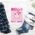 Hello Fifth Grade Coquette Bow Back To School 5th Grade Girl Youth Long Sleeve Tee Hello Fifth Grade Coquette Bow Back To School 5th Grade Girl Youth Long Sleeve Tee