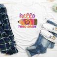 Hello Third Grade Back To School Pencil Tie Dye 3rd Grade Performance Youth Long Sleeve Tee Hello Third Grade Back To School Pencil Tie Dye 3rd Grade Performance Youth Long Sleeve Tee