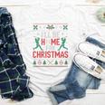 I’Ll Be Home For Christmas Baseball Ugly Sweater Art Youth Long Sleeve Tee I’Ll Be Home For Christmas Baseball Ugly Sweater Art Youth Long Sleeve Tee