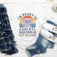 I'm Ready To Axolotl Questions In 1st Grade Back To School Youth Long Sleeve Tee I'm Ready To Axolotl Questions In 1st Grade Back To School Youth Long Sleeve Tee