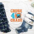 I'm Ready To Crush 4th Grade Hockey Kids Back To School Premium Tri-Blend Youth Long Sleeve Tee I'm Ready To Crush 4th Grade Hockey Kids Back To School Premium Tri-Blend Youth Long Sleeve Tee