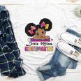 Little Miss Kindergarten Afro Puff Girl Back To School Youth Long Sleeve Tee