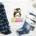 Little Miss Preschool Messy Bun Tie Dye Back To School Girls Youth Long Sleeve Tee Little Miss Preschool Messy Bun Tie Dye Back To School Girls Youth Long Sleeve Tee