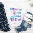 Mermazing First Day Of Fourth Grade Back To School Mermaid Premium Tri-Blend Youth Long Sleeve Tee