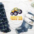 Monster Truck Jam School Bus Yellow Back To School Toddlers Youth Long Sleeve Tee Monster Truck Jam School Bus Yellow Back To School Toddlers Youth Long Sleeve Tee
