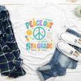 Peace Out 5th Grade Retro Back To School Students Youth Long Sleeve Tee Peace Out 5th Grade Retro Back To School Students Youth Long Sleeve Tee