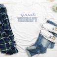 Speech Therapy Gingham SLP Therapist Summer Back To School Youth Long Sleeve Tee Speech Therapy Gingham SLP Therapist Summer Back To School Youth Long Sleeve Tee