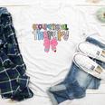 Women Occupational Therapy OT Pencil Bow Back To School COTA Youth Long Sleeve Tee