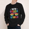 10th Grade Back To School Sunglasses Vibes Retro First Day Youth Long Sleeve Tee 10th Grade Back To School Sunglasses Vibes Retro First Day Youth Long Sleeve Tee