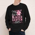 My 1st Day Of Kindergarten 2025 Back To School Girls Youth Long Sleeve Tee