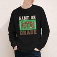 4th Grade Boys Kids Football Back To School Fourth Grade Youth Long Sleeve Tee