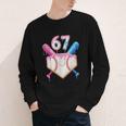 6 7 Baseball Dripping Six Seven Gen Alpha Slang Youth Long Sleeve Tee 6 7 Baseball Dripping Six Seven Gen Alpha Slang Youth Long Sleeve Tee
