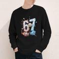 6 7 Baseball Six Seven Meme 67 Hands Kids Men Women Youth Long Sleeve Tee 6 7 Baseball Six Seven Meme 67 Hands Kids Men Women Youth Long Sleeve Tee