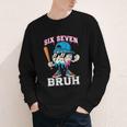 67 Six Seven Baseball Ice Cream Drip Number 67 Player Youth Long Sleeve Tee 67 Six Seven Baseball Ice Cream Drip Number 67 Player Youth Long Sleeve Tee