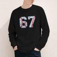 67 Sports Meme – Baseball Number 6 7 Youth Long Sleeve Tee