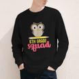 6th Grade Squad Back To School Owl & Pencil Youth Long Sleeve Tee 6th Grade Squad Back To School Owl & Pencil Youth Long Sleeve Tee