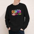Aloha Pre-K Tropical Floral Beach Silly Goose Back To School Youth Long Sleeve Tee Aloha Pre-K Tropical Floral Beach Silly Goose Back To School Youth Long Sleeve Tee