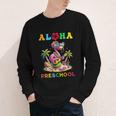 Aloha Preschool Flamingo Hawaii Back To School Kids Girl Youth Long Sleeve Tee
