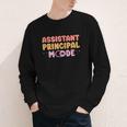Assistant Principal Mode On Back To School Appreciation Youth Long Sleeve Tee Assistant Principal Mode On Back To School Appreciation Youth Long Sleeve Tee