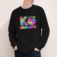 Back To School F Is For Kindergarten Rainbow Apple Kid Youth Long Sleeve Tee Back To School F Is For Kindergarten Rainbow Apple Kid Youth Long Sleeve Tee