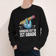 Back To School First Grade Sloth Hanging Out In 1st Grade Youth Long Sleeve Tee Back To School First Grade Sloth Hanging Out In 1st Grade Youth Long Sleeve Tee