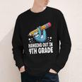 Back To School Ninth Grade Sloth Hanging Out In 9th Grade Youth Long Sleeve Tee