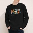 Back To School Student Safety Patrol Groovy Retro Youth Long Sleeve Tee Back To School Student Safety Patrol Groovy Retro Youth Long Sleeve Tee