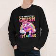 Back To School Unicorn Girls I'm Ready To Crush 1st Grade Youth Long Sleeve Tee Back To School Unicorn Girls I'm Ready To Crush 1st Grade Youth Long Sleeve Tee
